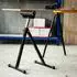 HomCom Rollenbock höhenverstellbar bis 90kg, Metall, schwarz (44x50x68-110cm)