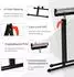 HomCom Rollenbock höhenverstellbar bis 90kg, Metall, schwarz (44x50x68-110cm)