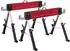 HomCom Arbeitsbock klappbar, 7-fach höhenverstellbar 64-81cm, 1160kg, 2er-Set (B71-078V00RD)