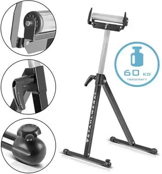 Stahlwerk Rollenbock klappbar 60kg h&ouml;henverstellbar 720-1100mm (4753)