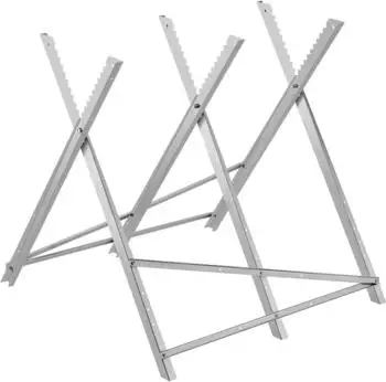 VEVOR Sägebock mit Kettensägen-Halterung 150kg, Ø 0–250mm
