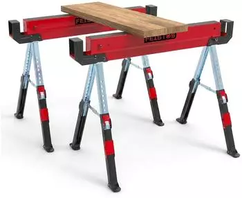 Feistos Forta Plus Duo höhenverstellbarer Metall-Arbeitsbock, 2er-Set (SZ-10)