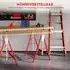 HomCom Arbeitsbock höhenverstellbar 80-130cm 200kg Stahl (2er-Set)
