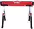 STIER Premium Klapp-Sägebock höhenverstellbar mit Spannmodul 590kg, 2er-Set (907518)