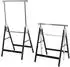 DURHAND Sägebock höhenverstellbar, faltbar, Metall, schwarz (80-130cm)