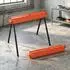 HomCom Sägebock 2er-Set, klappbar, höhenverstellbar, 500kg, 2x4-Halterung