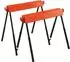HomCom Sägebock 2er-Set, klappbar, höhenverstellbar, 500kg, 2x4-Halterung