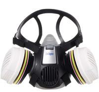 Dr&auml;ger Atemschutzmaske Halbmaske 3300 Chemie, ABEK1HgP3 R D, wiederverwendbar,...