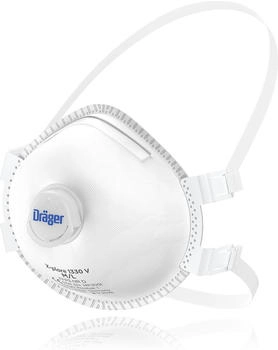 Dräger X-plore 1330 V FFP3 Atemschutz Staubmaske (Größe M-L) 3 Stück