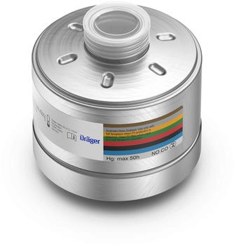 Dräger Atemschutz-Kombinationsfilter Rd40 1140 ABEK2 Hg NO P3 R D / CO 20