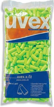 uvex X-fit Geh&ouml;rschutzst&ouml;psel gr&uuml;n SNR 37 dB Gr&ouml;&szlig;e M (2112003)