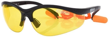 KS Tools Schutzbrille gelb mit Ohrstöpsel (310.0166)