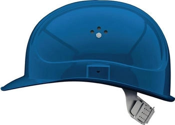 Werner Voß Schutzhelm INAP-Master-4 signalblau mit 4-Punkt-Gurtband (11255005)