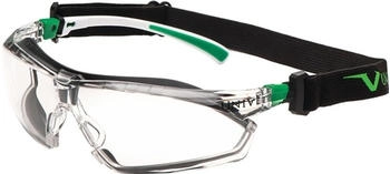 Univet Schutzbrille 506 UP Hybrid weiß/grün, Scheibe klar (506UG030000)