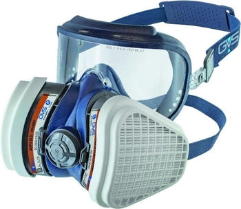 GVS Elipse Integra Maske mit A2P3 Filter gegen organische Gase und Dämpfe bis 5000 ppm und Staub, M/L (SPR537)