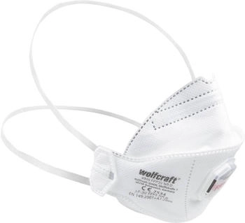 Wolfcraft 2 Feinstaubmasken FFP3 V (CE) (FFP3 2 x)