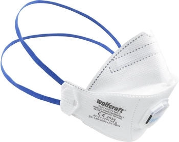 Wolfcraft 2 Feinstaubmasken FFP2 V (CE) (FFP2 D 2 x)