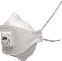 3M Aura 9322+ 9322+ Feinstaubmaske mit Ventil FFP2 D 10 St. DIN EN 149:2001, DIN EN