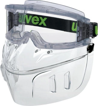 uvex ultravision Vollsichtschutzbrille mit Faceguard transparent (9301555)