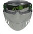uvex ultravision Vollsichtschutzbrille mit Faceguard transparent (9301555)