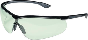 uvex Sportstyle Schutzbrille schwarz/grau/gr&uuml;n (9193880)