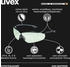 uvex Sportstyle Schutzbrille schwarz/grau/grün (9193880)