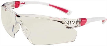 Univet 506 UP Schutzbrille weiß rosa, Scheibe klar PC (506U.03.02.00)