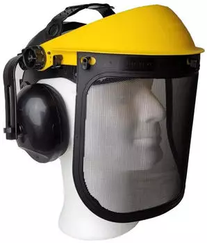 Trutzholm Netzvisier mit Augen- und Geh&ouml;rschutz f&uuml;r Freischneider (38067)