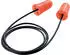 uvex com4-fit mit Kordel 100 Paar Light Orange (2112 012)