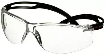 3M SecureFit 500 schwarze B&uuml;gel Scotchgard Anti-Fog-/Antikratz-Beschichtung (K&N) transparente Scheibe SF501SGAF-BLK-EU