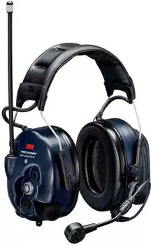 3M 1 St&uuml;ck PELTOR WS LiteCom Plus Headset LPD 433 MHz analog Kopfb&uuml;gel MT73H7A4310WS6EU Bluetooth-Funktion blau (7100204419)