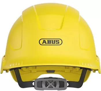 ABUS Scator-E Schutzhelm ohne Belüftung, Gelb (38483)