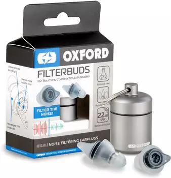 Oxford FilterBuds Wiederverwendbare Hypoallergene Ger&auml;uschfilter-Ohrst&ouml;psel (OX697)