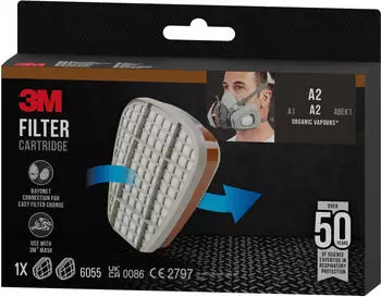 3M Filter gegen organische D&auml;mpfe A2 (6055)