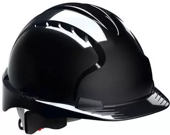 JSP Protection Evo3 Sicherheitshelm mit Revolution-Radratsche bel&uuml;ftet schwarz AJF170-001-100 (AJF170-001-1G1)