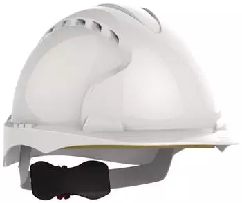 JSP Protection Industrieschutzhelm EVO3 EN 397 Revolution-Drehverschluss Farbe wei&szlig; (AJF170-000-100)