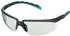 3M Solus Serie 2000 S2007SGAF-BGR grau/türkise Bügel Scotchgard Anti-Fog-Beschichtung für innen/außen graue Anti-Fog-Antikratz-Scheibe