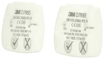3M D7935 Secure Click Partikel-Einlegefilter D7935 P3 R Partikelfilter 4 St.