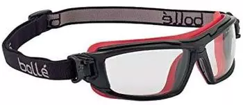 Boll&eacute; ULTIM8 Schutzbrille, Anti-Scratch und Anti-Fog, schwarz/rot (ULTIPSI)
