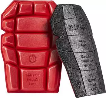 Blakl&auml;der Kniepolster 4058 Berufsbekleidung EN14404, Schwarz/Rot (405812039956onesize)