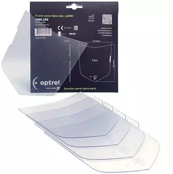 Optrel P550 Au&szlig;enscheibe f&uuml;r Schwei&szlig;helm, 5 St&uuml;ck (5000.250)