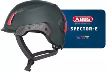 ABUS Spector-E Schutzhelm ohne Bel&uuml;ftung, titan schwarz (99774)