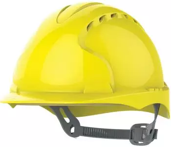 JSP Protection EVO&reg;3 Industrieschutzhelm OneTouch-Gleitverschluss gelb EN 397 (AJF160-000-200)