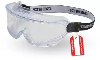 GEBOL Vollsicht Profi Schutzbrille klar, beschlag- und kratzfest (730421)