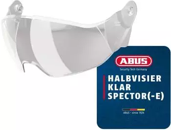 ABUS SPECTOR / SPECTOR-E Klares Halbvisier für Schutzhelme