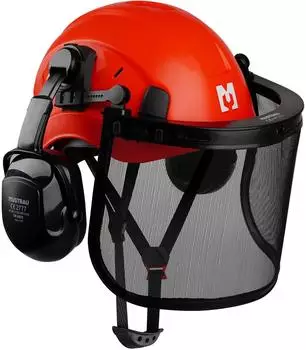 Tacklife Schutzhelm-Set mit Ohrsch&uuml;tzer und Netzvisier EN 397 (PA-H2VBE90011R)