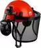 Tacklife Schutzhelm-Set mit Ohrschützer und Netzvisier EN 397 (PA-H2VBE90011R)