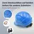 Tacklife Schutzhelm EN397 blau, 52-66cm verstellbar, 6er-Pack (MBU-GM16-BLU6)