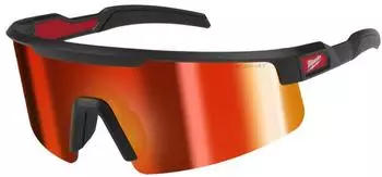 Milwaukee Schutzbrille verspiegelt rot (4932500723)