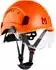Tacklife Schutzhelm EN397 mit Visier und Schweißband, ABS, orange, 53-63cm
